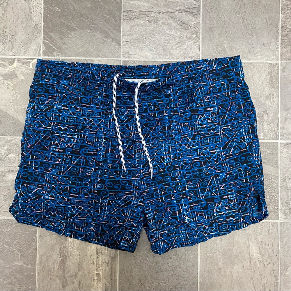 Men’s vintage 90s bugle boy nylon swim trunks